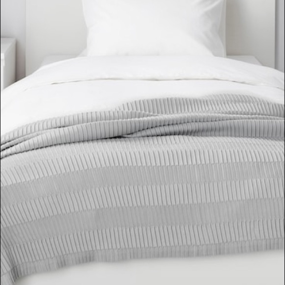 IKEA vagmalla light grey throw
